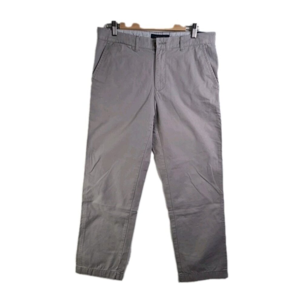 Tommy Hilfiger Men's Utility Pants Size 32x30 Grey Straight Nylon Casual
